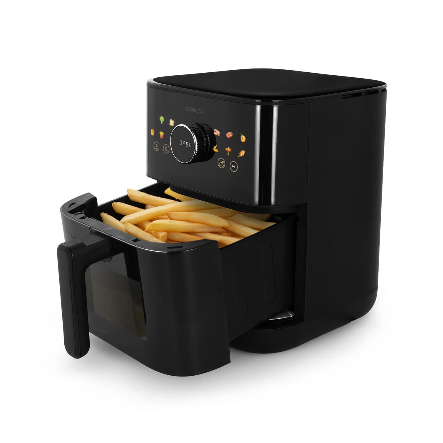 Friggitrice ad aria 6 L nera 1450 W