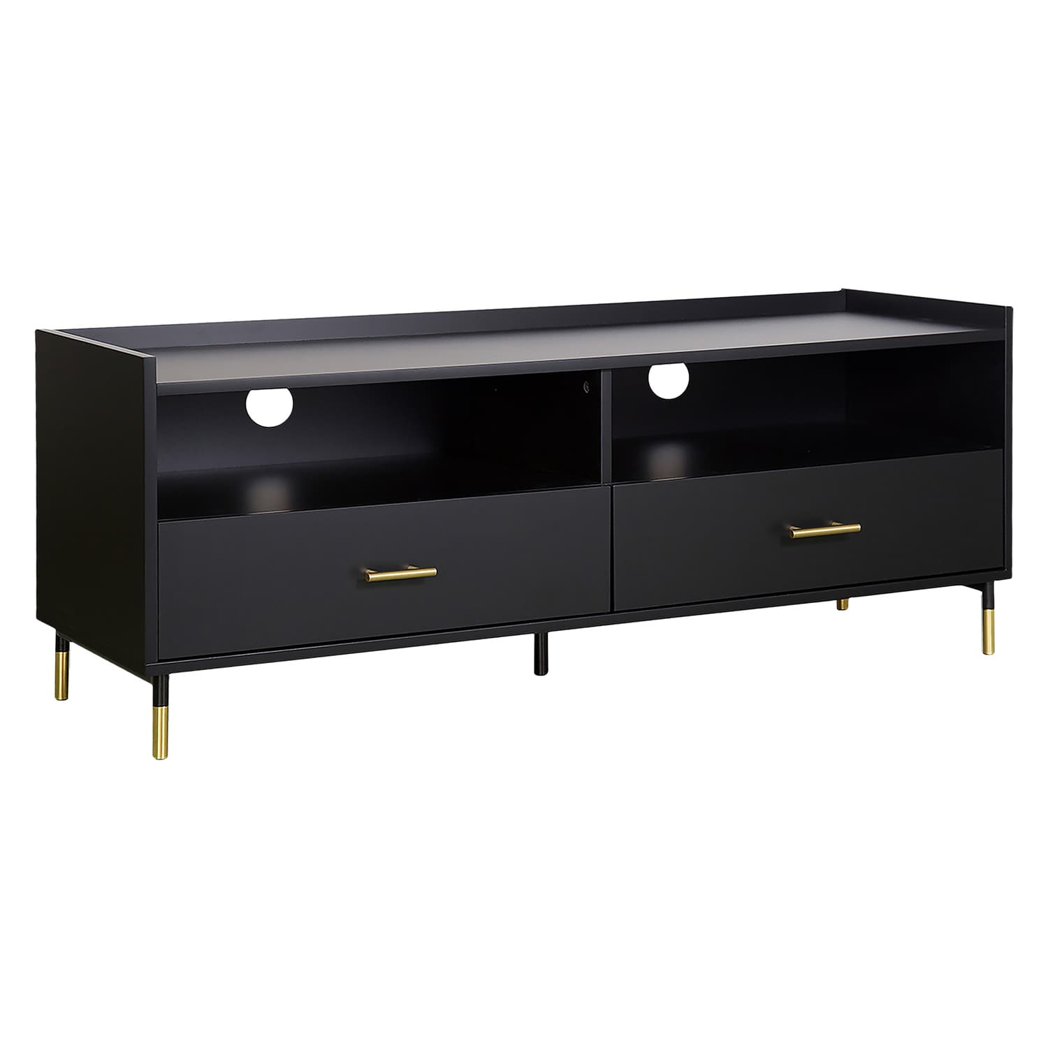 Porta TV con 2 cassetti 120x46,7x40 cm Tedy