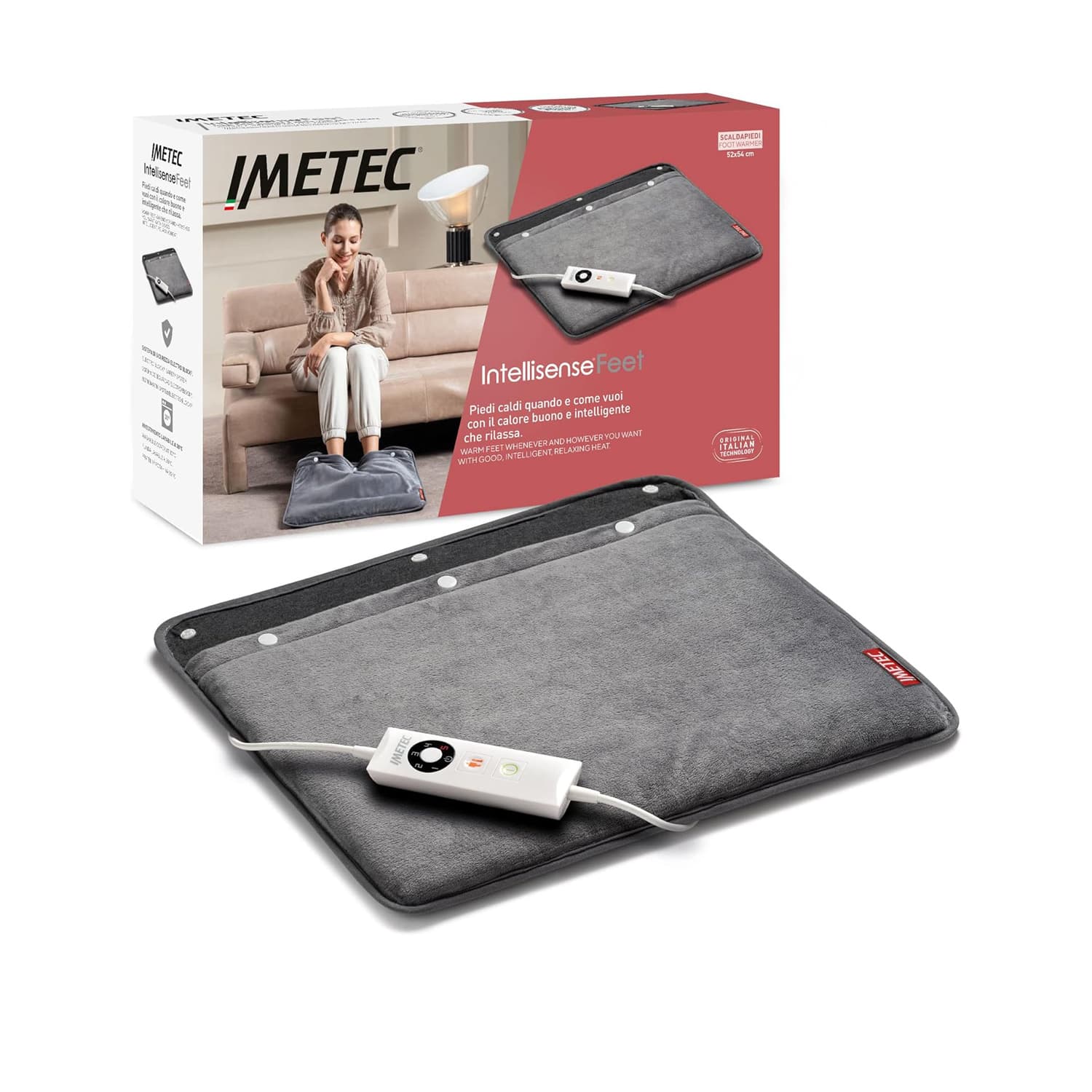 Scaldapiedi elettrico Intellisense Feet Imetec