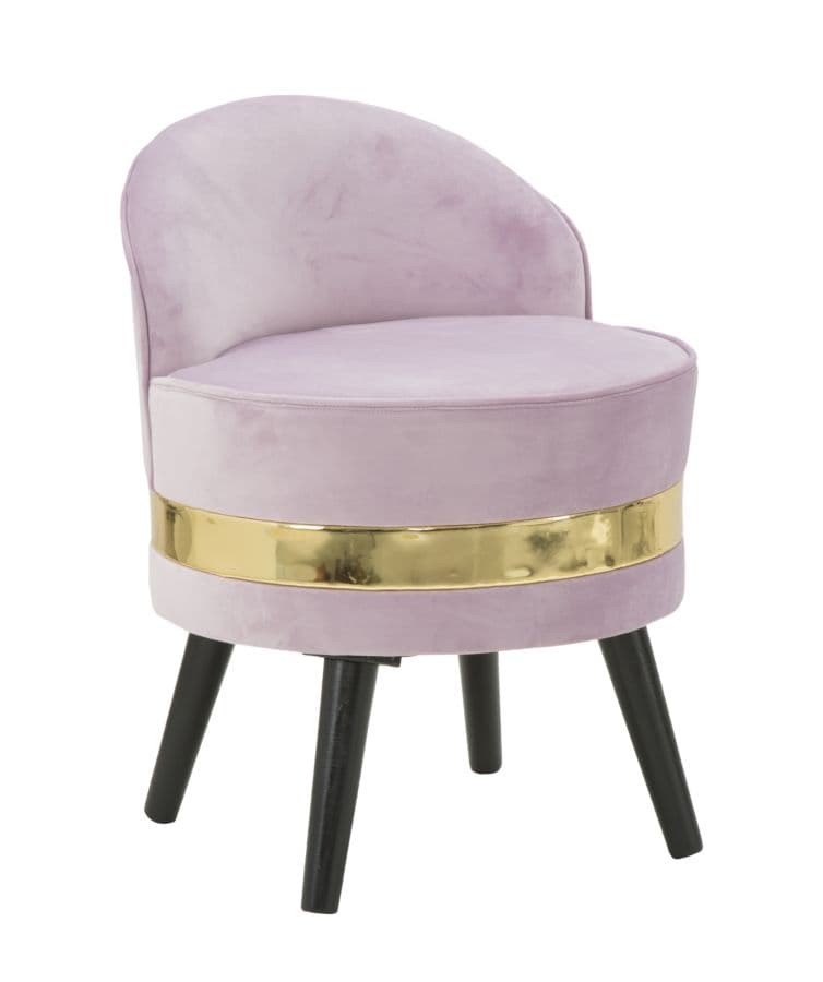 Mauro Ferretti Sedia Mini Paris Rosa Cm Ø 45X62