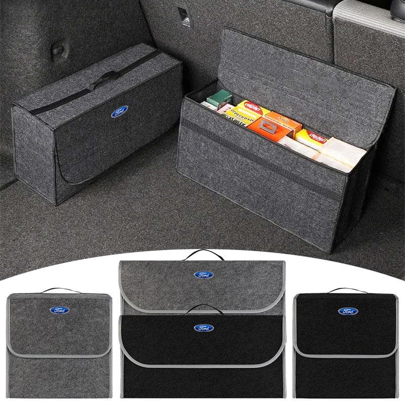 Scatola Organizer Borsa Portaoggetti Grande Capacità per Bagagliaio Auto Custodia per Attrezzi per Ford Focus Mondeo Kuga Fiesta MK7 Escort Explorer