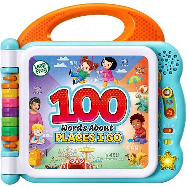 Il libro Leapfrog delle 100 parole: Luoghi giocattoli per bambini coreani