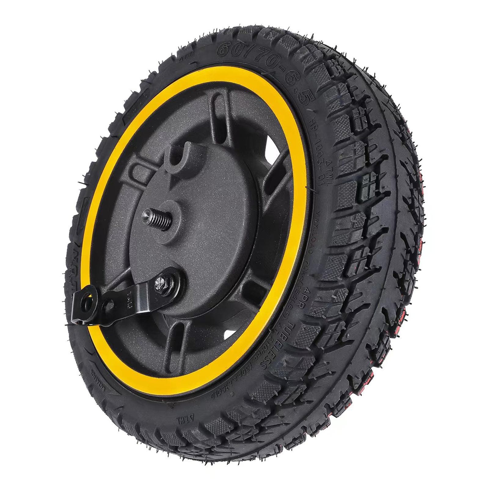 Sostituzione del pneumatico della ruota anteriore da 10 pollici 60/70-6.5 per la parte anteriore dello scooter elettrico Ninebot MAX G30 G30D nero