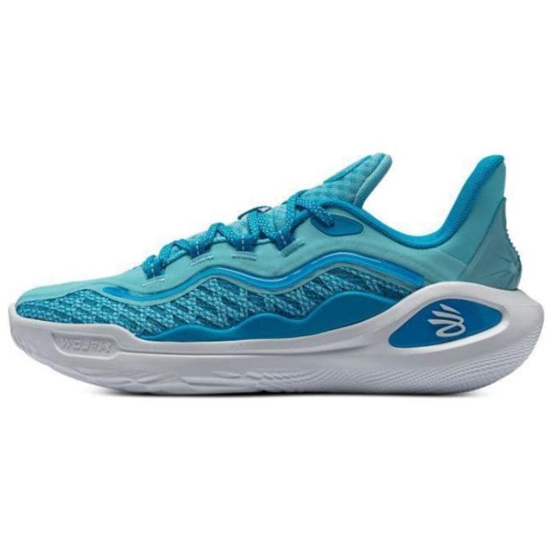 Scarpe da Ginnastica Under Armour Curry 11 Mouthguard 3027725-400 cm colore azzurro