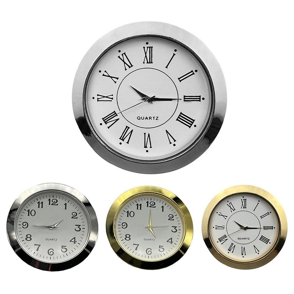 Mini Inserto Orologio Movimento al Quarzo Tondo 55mm Inserto Orologio al Quarzo Tondo oro