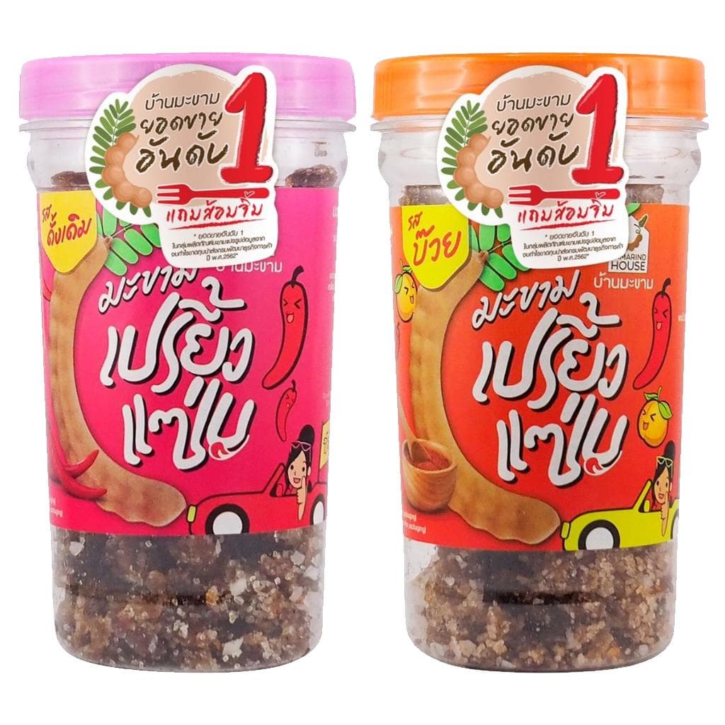 Tamarind House Super Spice Tamarind / Super Spice Tamarind Plum Flavour 150 g. x 1/3 pezzi - Snack alla frutta tailandese