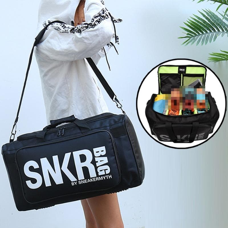 Grande scomparto multiplo per allenamento sportivo, borsa da palestra per uomo, borsa da ginnastica, borsa da imballaggio per scarpe, organizer a cubo