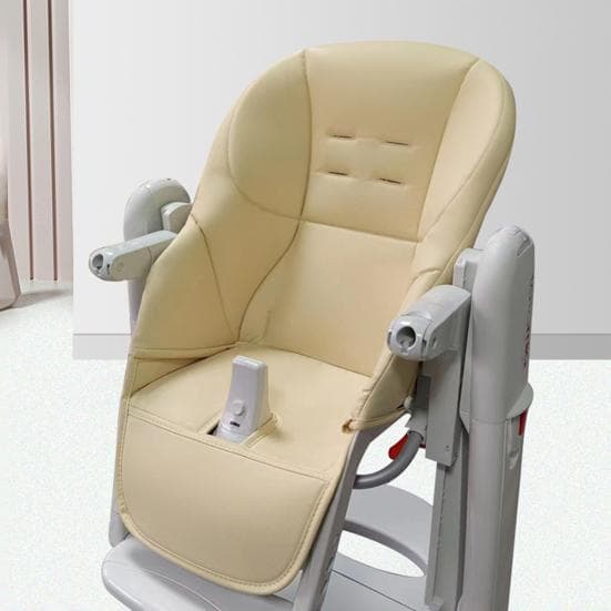 Cuscino Seggiolone per Bambino Copertura Seggiolone Ricambio Ecopelle Bambino Ristorante Copertura Seggiolone per Sedie da Pranzo Tatamia cachi