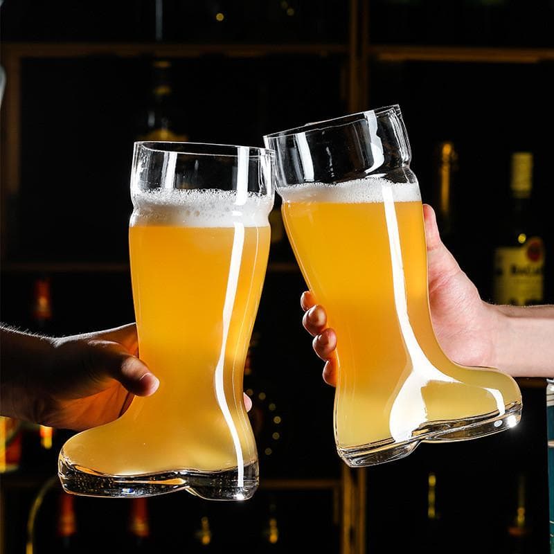 Stivali di Vetro Bicchiere da Birra Grande Capacità Tazze Scarpe Personalizzate Bicchiere da Succo Bicchiere da Cocktail Tazza da Caffè Acqua
