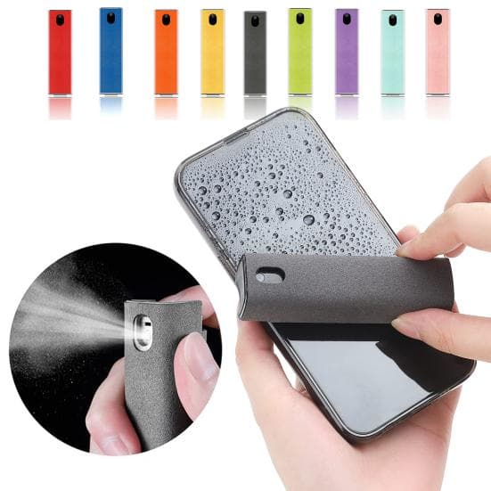 Pulisci schermo Spray Wipe Decontaminazione forte Strumento di pulizia dello schermo del telefono per cellulari, tablet e laptop colore grigio scuro
