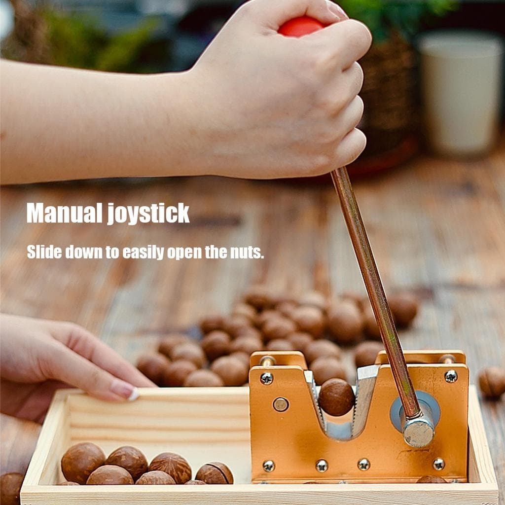 Pinze per Noci Aprimacadamia Macchina per Sbucciare 9,8  con Manico in Metallo Resistente per Mandorle Nocciole Schiaccianoci per Impieghi Gravosi