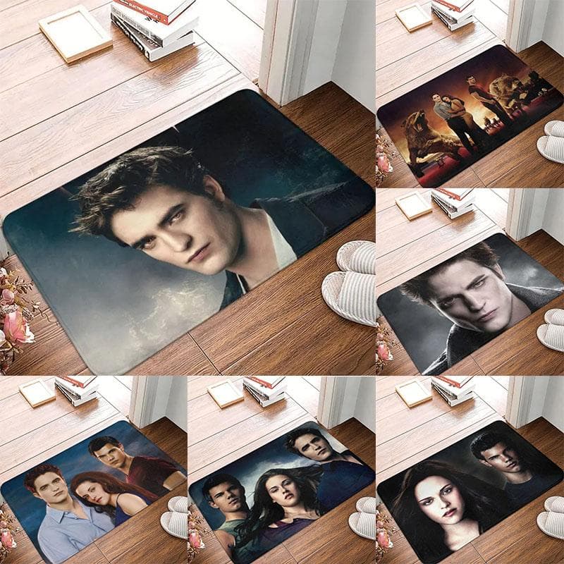 Tappetino Disney The Twilight Saga Edward Cullen Camera da Letto Cucina Bagno Ingresso Tappeto per Pavimento Tappeto Antiscivolo Decorazione per la Ca
