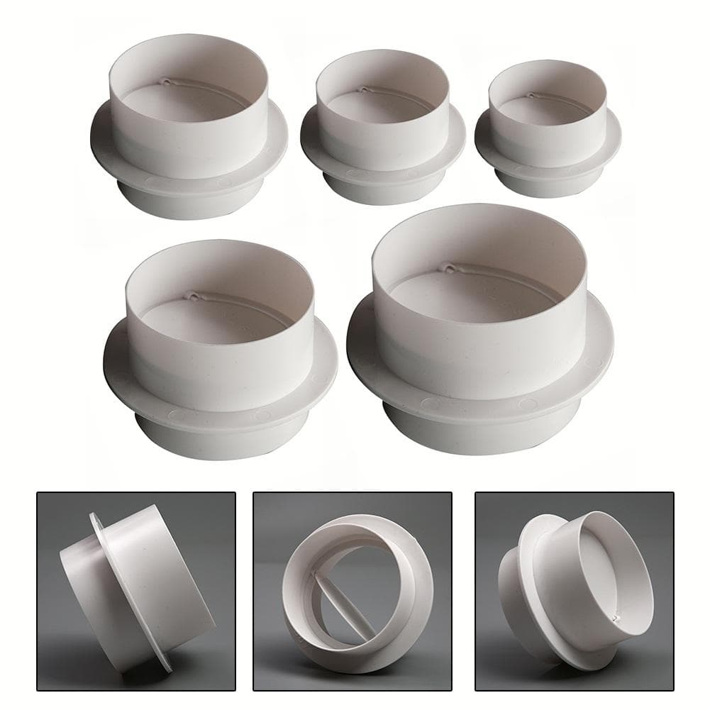 Valvola di ritegno per tubi 80-200 mm Tubo di ventilazione Valvola di ritegno rotonda Condotto dell'aria Ritorno Ventola di scarico Accessori per tubi