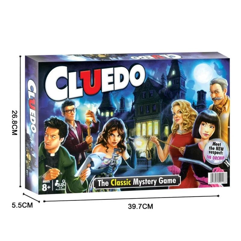 Cluedo Classico Mistero Amici Gioco da Tavolo con Tabellone e Carte bianco