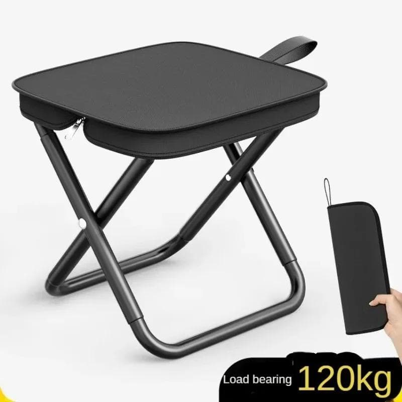 Sedia pieghevole portatile multifunzionale da campeggio per picnic all'aperto, sgabello da pesca ultraleggero, sgabello da viaggio, accessori per la p