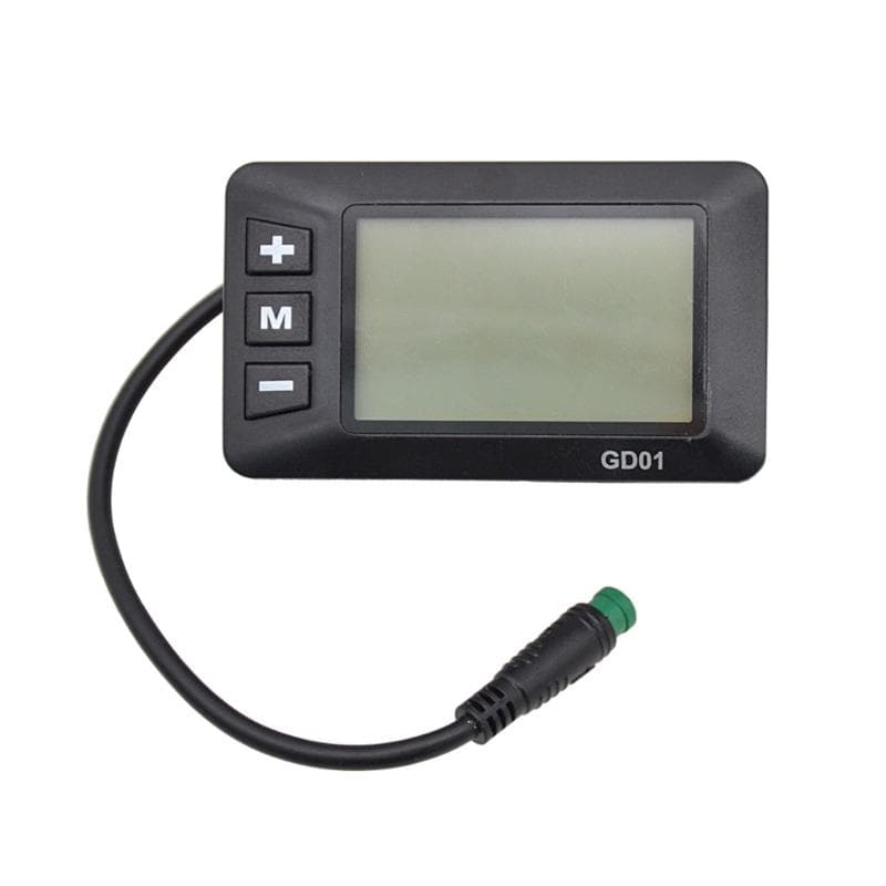 Display Elettrico per Manubrio 22,2mm Bicicletta Elettrica Scooter Tachimetro Contachilometri Spina 5 Pin Pannello di Controllo Display LCD