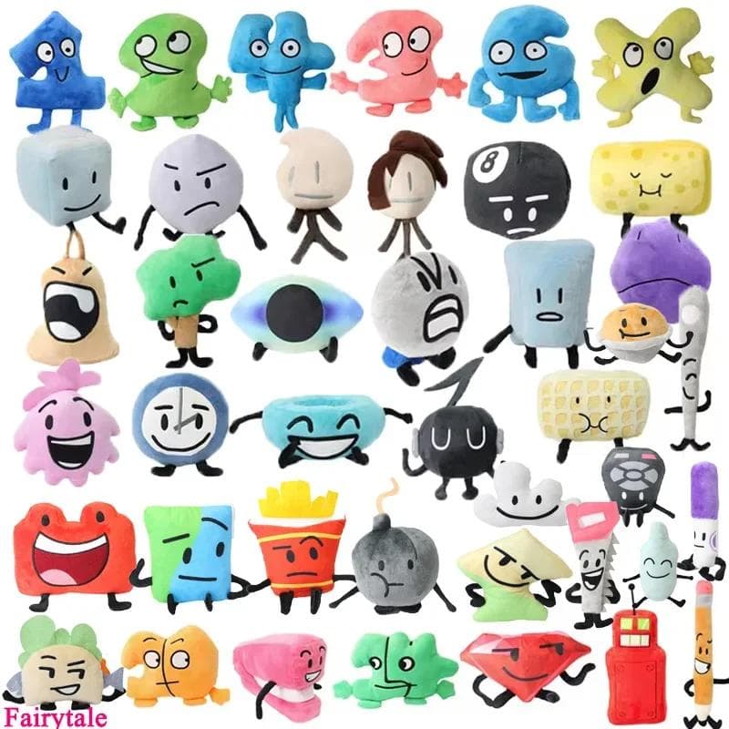 Battle for Dream Island BFDI Βελούδινο Παιχνίδι Κούκλα Καρτούν Μαλακή Γεμιστή Φιγούρα