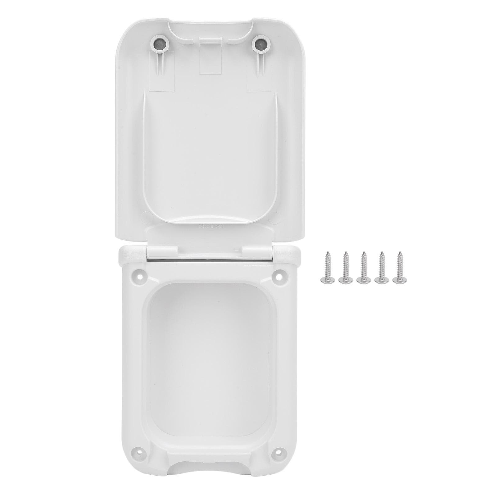 Scatola Prese Elettriche per Camper con Coperchio Resistente all'Acqua Scatola Elettrica Esterna per Camper Rimorchio Veicolo da Campeggio