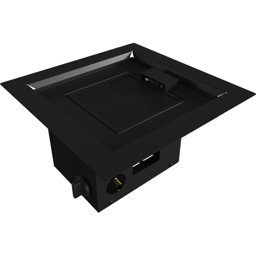 Pozzo del fuoco a gas AQF1 39,5x39,5 11,5 kW propano-butano nero