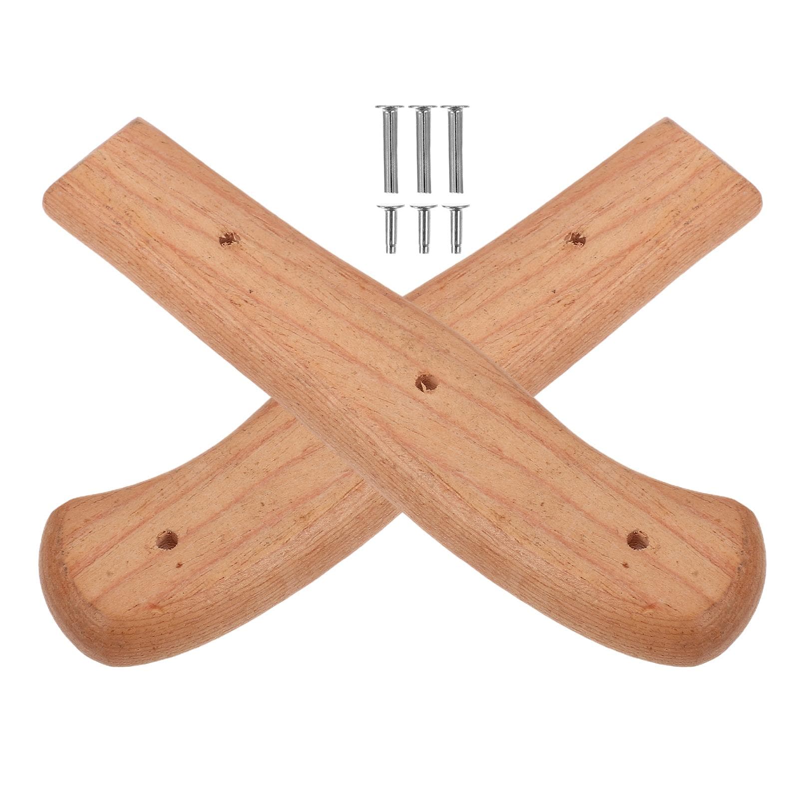 Manico per Coltello Manico in Legno Sostituzione Manico Coltello da Cucina Kit Manico per Coltello Fai da Te Impugnatura Antiscivolo Manico in Legno p