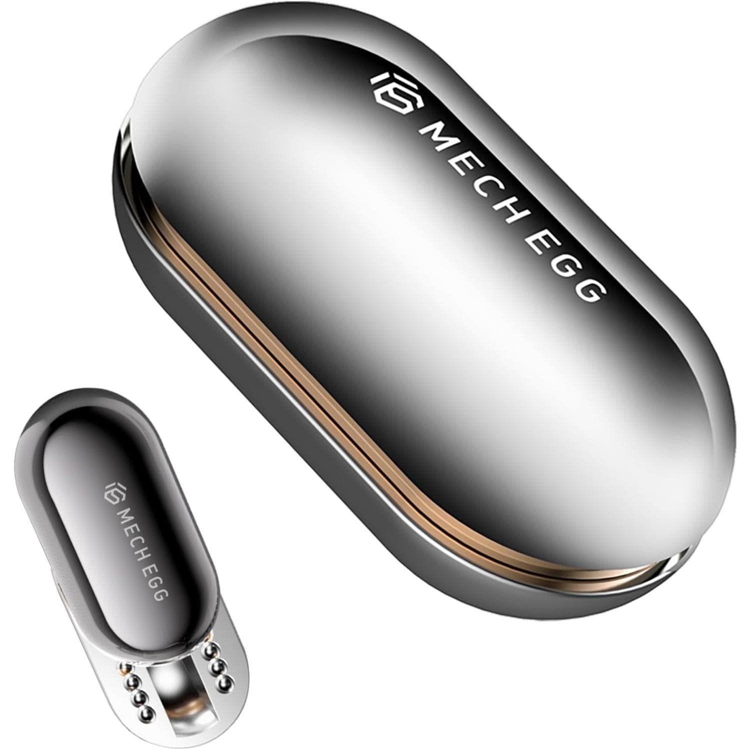 Fidget Mech Uovo Slider da Dito Fidget EDC Uovo Sensoriale Metallo Ufficio Giocattoli Fidget per Giocattoli da Scrivania Esecutiva Adulti Alleviare lo