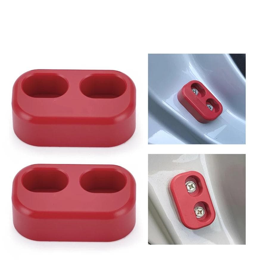 Set di 2 boccole in gomma rossa per portiera d'auto Per Mazda Miata NA NB NC ND MX-5 Miatas
