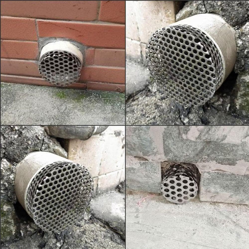 Filtro a Rete Interpolato in Acciaio Inossidabile 304 Tubo in PVC Bianco Anti-Intasamento dei Tubi di Scarico Tubo