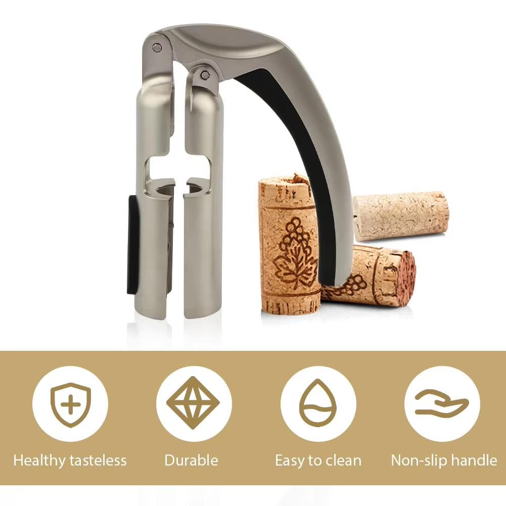 Cavatappi professionale per champagne Nuovo apribottiglie per vino Spumante Estrattore di tappi per vino Home Bar Cavatappi per champagne Gadget da cu