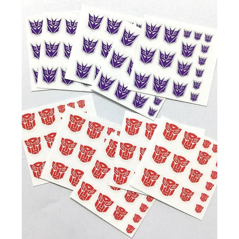 Adesivi Decepticons Autobots G1 Oltre 45 Simboli Decalcomanie per Scena DIY Personalizzata Accessori Decorazione Adesivo per Auto