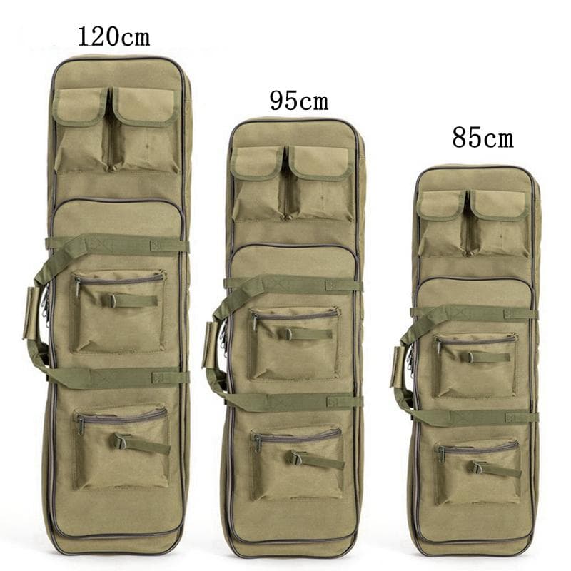 Zaino da caccia tattico Desert 85cm 95cm 120cm Borsa da trasporto quadrata per fucile doppio con tracolla Custodia protettiva per pistola Zaino