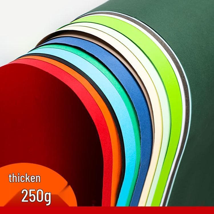 Fogli di Cartoncino Colorato Grandi - 250g per Lavoretti e Poster per l'Asilo