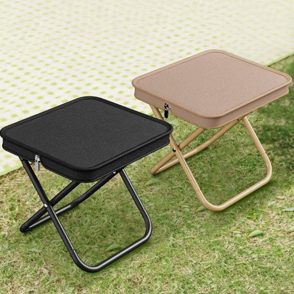 Sedia pieghevole portatile Sgabello da pesca resistente all'usura Sgabello compatto per astuccio per matite Sgabello da equitazione