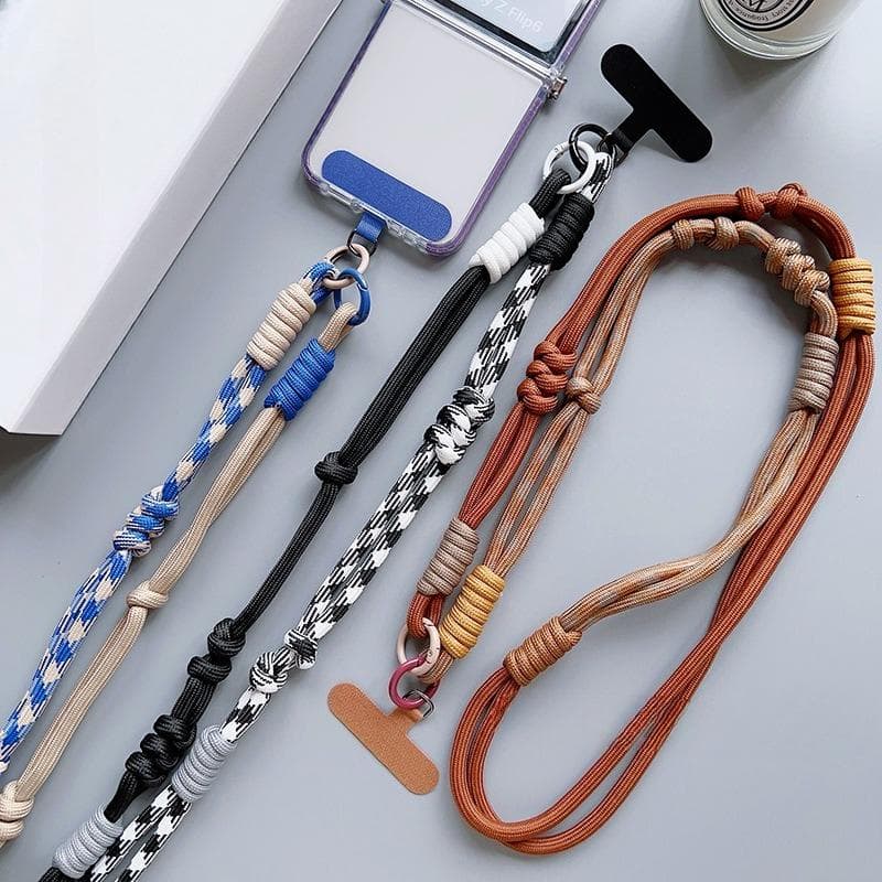 Cordino Universale Creativo con Nodo per Cellulare Cordino a Tracolla Corda Lunga per Cellulare Tracolla per Spalla Cordino da Collo per Borsa Custodi