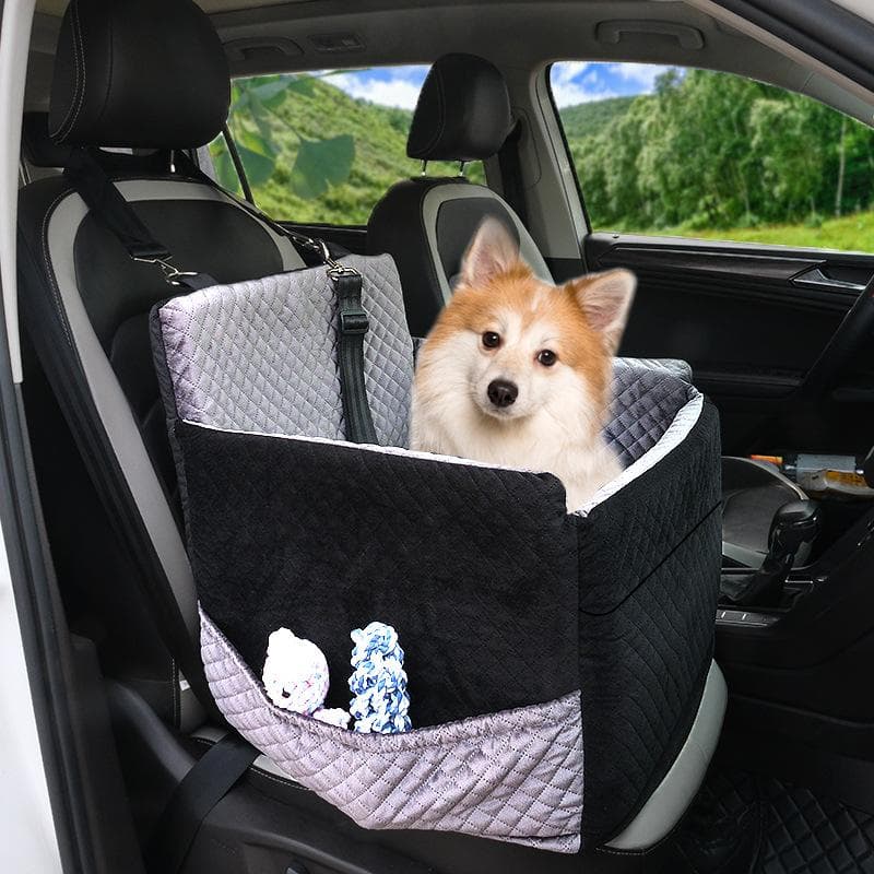 Trasportino per cani da auto Cuscino spesso Sedile per animali domestici Trasportino da auto Tappetino per auto Cuscino per sedile auto Seggiolino di