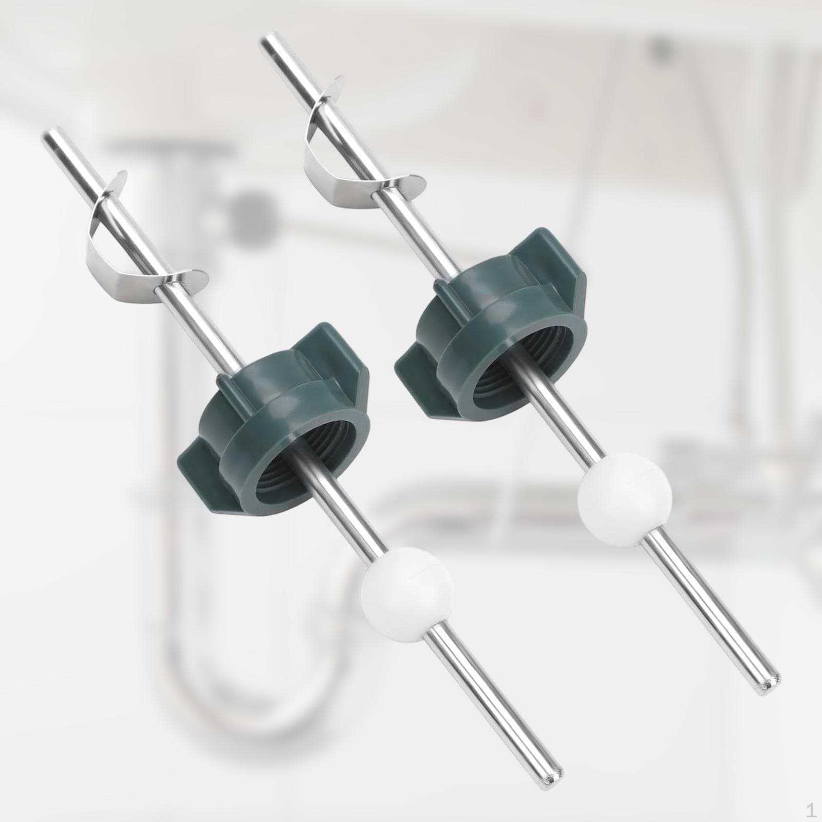 2 Pezzi Asta di Sollevamento Lavabo Sfera/perno Lavandino Gruppo Tappo di Scarico Universale Collegamento e Clip a Molla