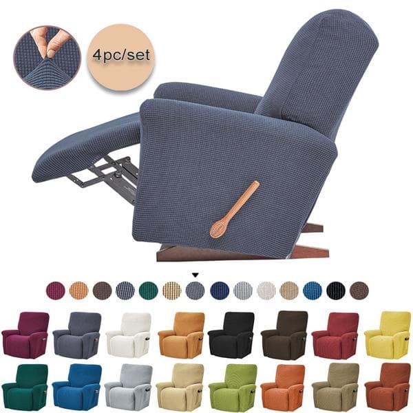 Copridivano reclinabile alla moda Copridivano elastico per poltrona Copridivano morbido elasticizzato Fodere per sedie in chicchi di mais verde