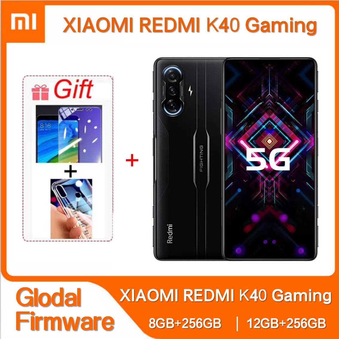 Smartphone Ricondizionato Originale Xiaomi Redmi K40 Gaming Android 11 MIUI 12.5 5020 mAh Octa Core Ricarica Rapida 67W Cellulare 5G ROM Globale nero