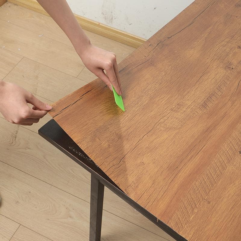 Adesivi Rinnovamento Mobili Autoadesivi Effetto Legno Carta da Parati Impiallacciatura Armadio Mobile Pannello Porta in Legno Scrivania Impermeabile I