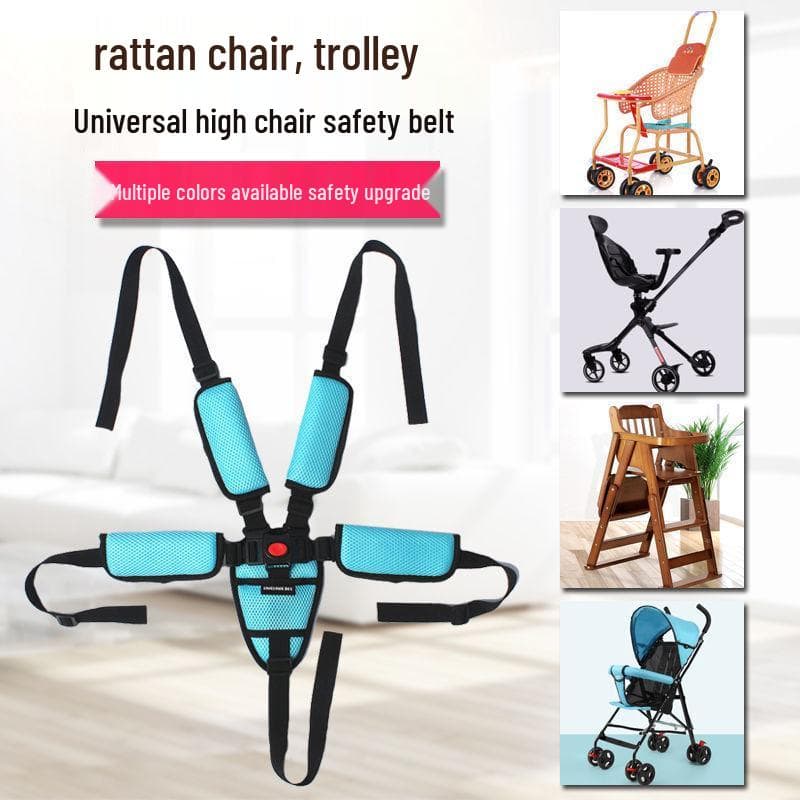 Cinture di Sicurezza Universali a Cinque Punti per Seggioloni e Passeggini per Bambini