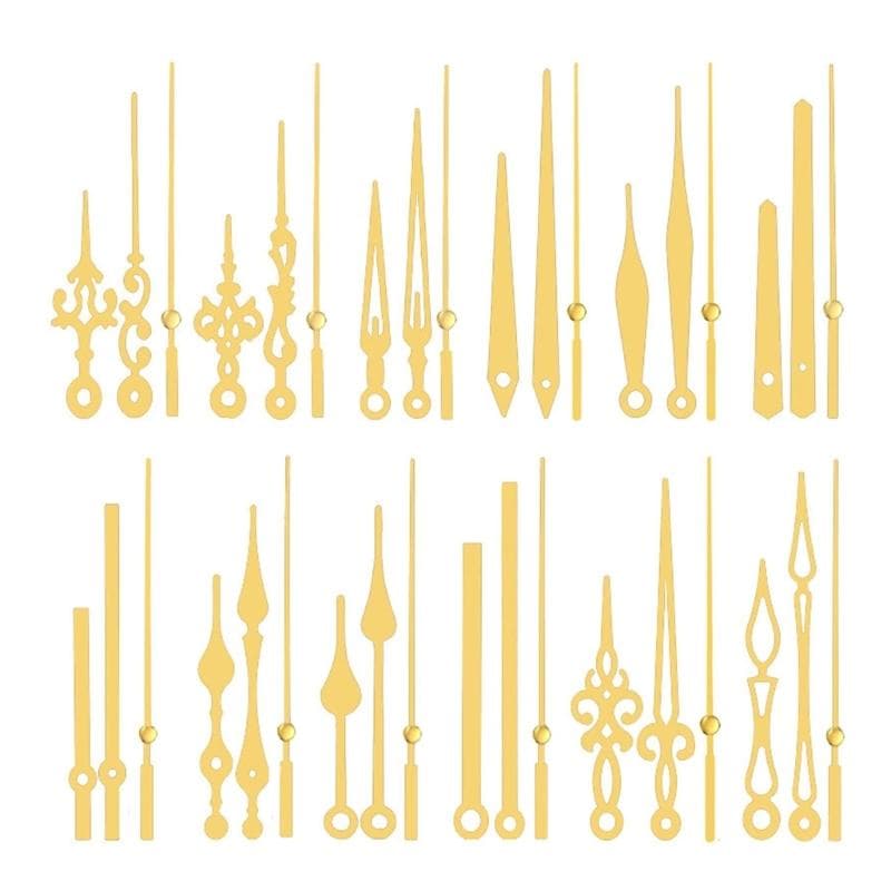 Set di lancette per orologio fai da te 10/12/14/15/18 per la creazione di orologi fai da te. Disponibili in varie misure. Ottimi per la riparazione di