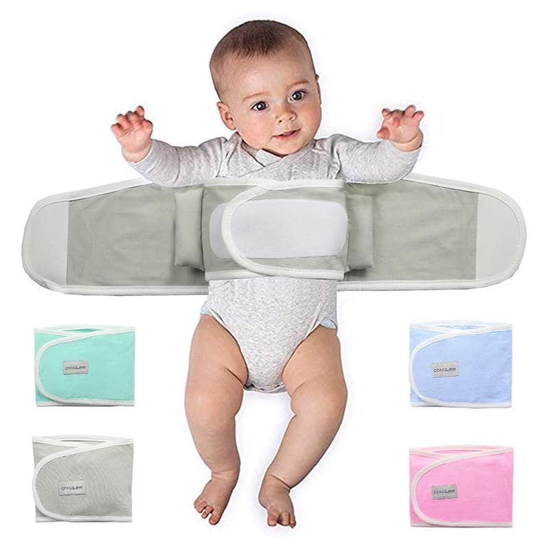 Protezione per la pancia del neonato Swaddle semplice per neonati con sacco nanna in cotone anti-spavento regolabile in quattro stagioni cm