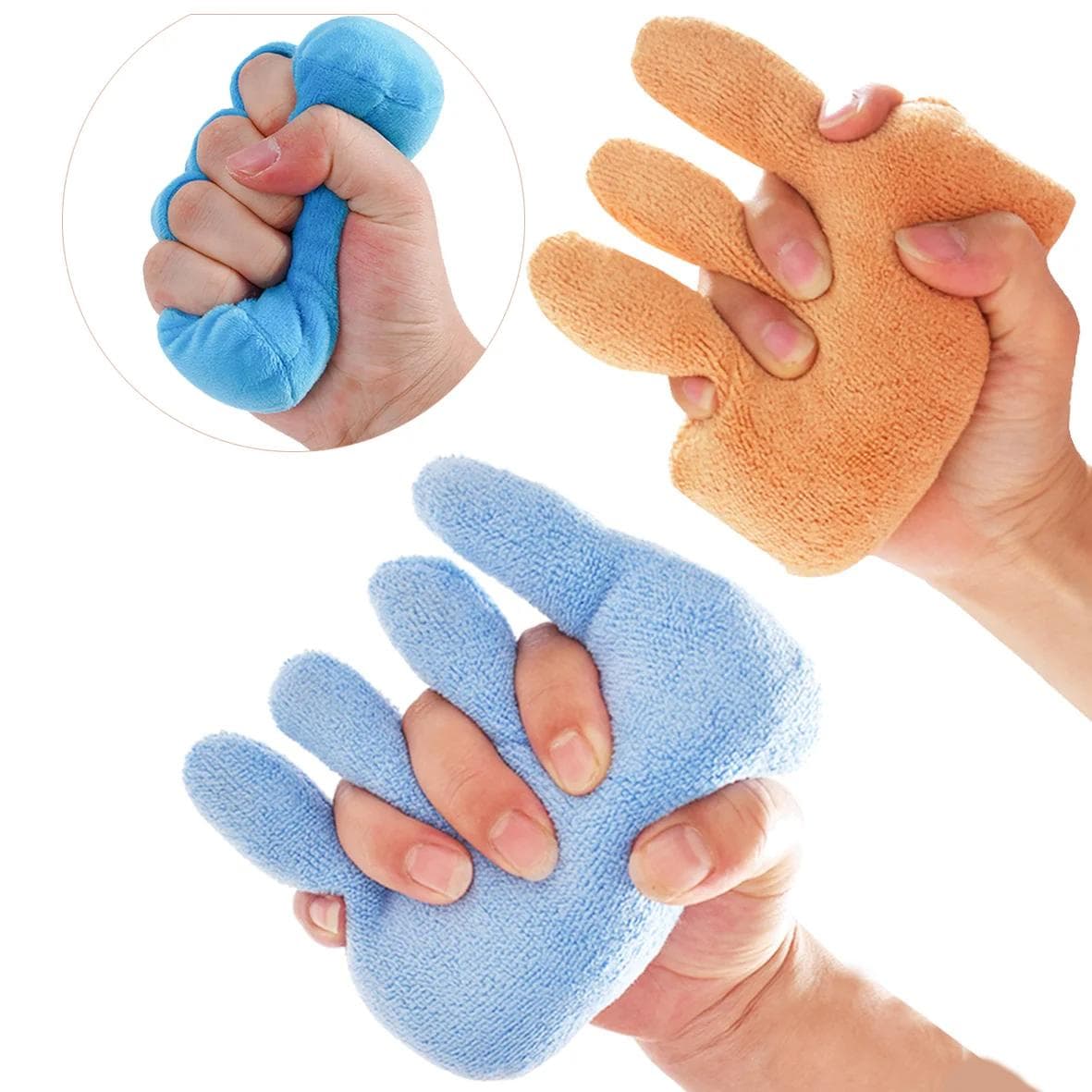 Cuscino per Contratura della Mano Dispositivo di Allenamento per la Riabilitazione delle Dita per Impugnature del Palmo e Prevenzione delle Contrature