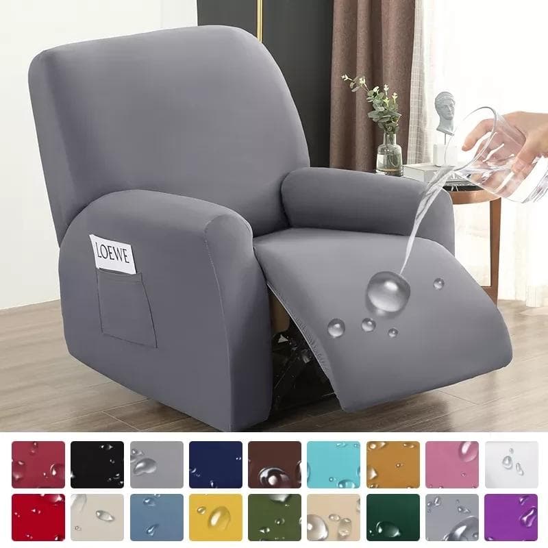 4 pezzi copridivano reclinabile impermeabile per soggiorno copripoltrona reclinabile elastica protezione copertura per poltrona relax pigro ragazzo co