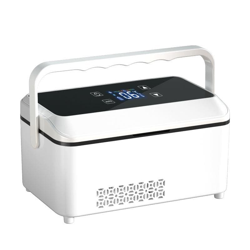 Mini frigorifero portatile per insulina per viaggi in auto a casa 2-8 ℃ gradi Refrigerazione USB ricaricabile Custodia frigo 10200mAh