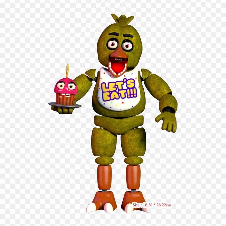 Chica V6 Ultimate Custom Night Five Nights At Freddy'S Termoadesivo Stampa a trasferimento termico Toppe in vinile Adesivo per vestiti Applicazioni fa