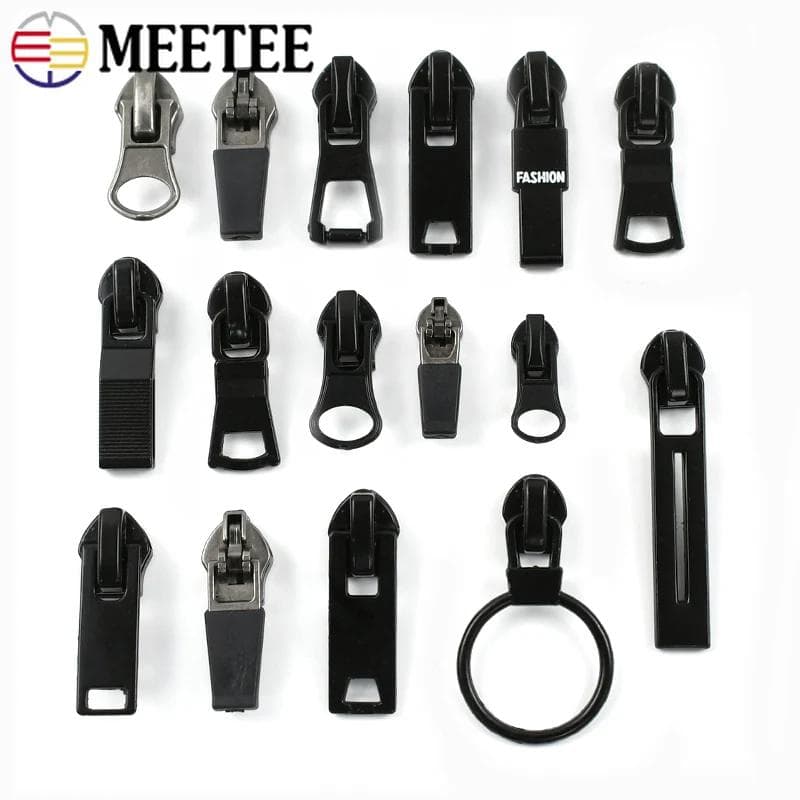 10-50 Pezzi 3# 5# 8# 10# Cursori Impermeabili con Cerniera Inversa per Cerniere in Nylon Giacca Tenda Testa Tirazip Accessori per Cucitura di Riparazi