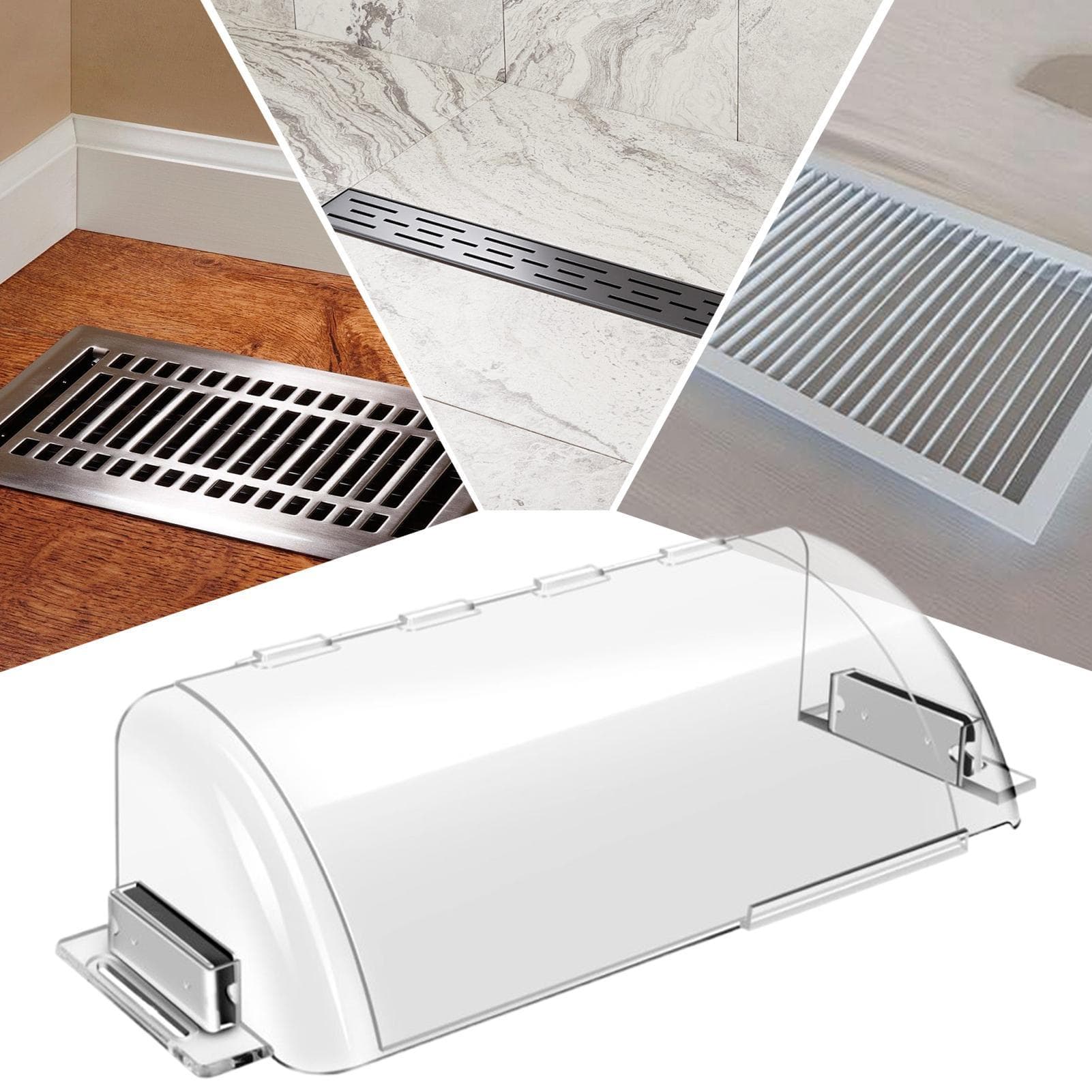 Deflettore Bocchetta Aria Magnetico Deflettore Bocchetta Calore Scudo Uscita Deviatore Bocchetta Aria Deflettore Bocchetta Pavimento Doppio Strato per
