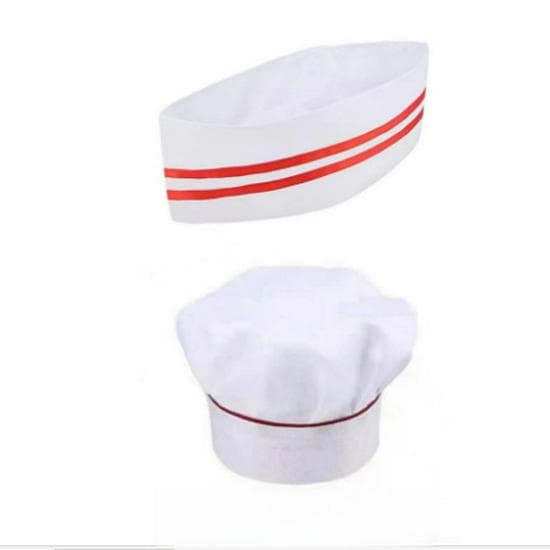Cappello da Chef Unisex per Professionisti di Cucina, Ristorante e Panetteria cm