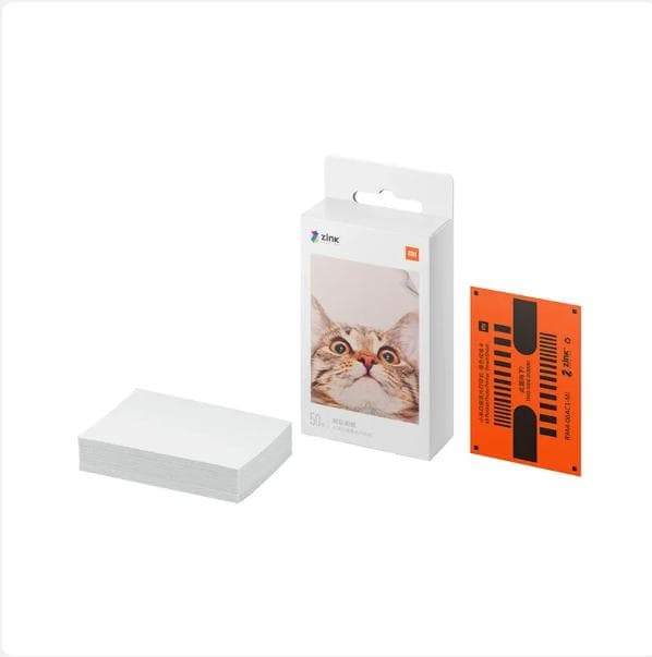 Carta per stampante tascabile originale Xiaomi ZINK Stampa fotografica autoadesiva 50 fogli Fogli Mini stampante fotografica tascabile da 3 pollici Xi