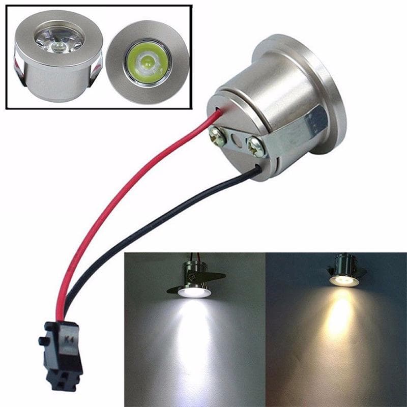 Faretto da incasso Mini 1/3W Lampada da soffitto a LED Faretto da soffitto bianco